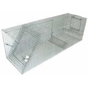 Grevlingfelle/Fangstbur 140 cm. - Levende fangst