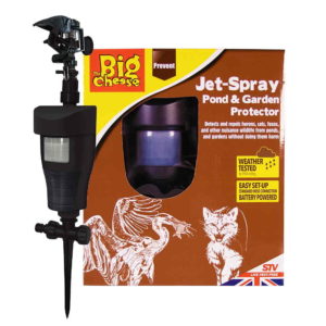 Jet-Spray vannsprutende hagebeskytter med bevegelsessensor